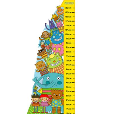 [MK]키재기스티커(펀펀키즈/130cm)