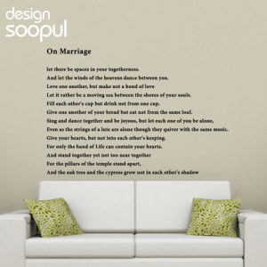 [SO] [래터링]On Marriage