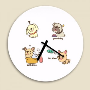[SO] [디자인 시계]큐트도그 패밀 #1