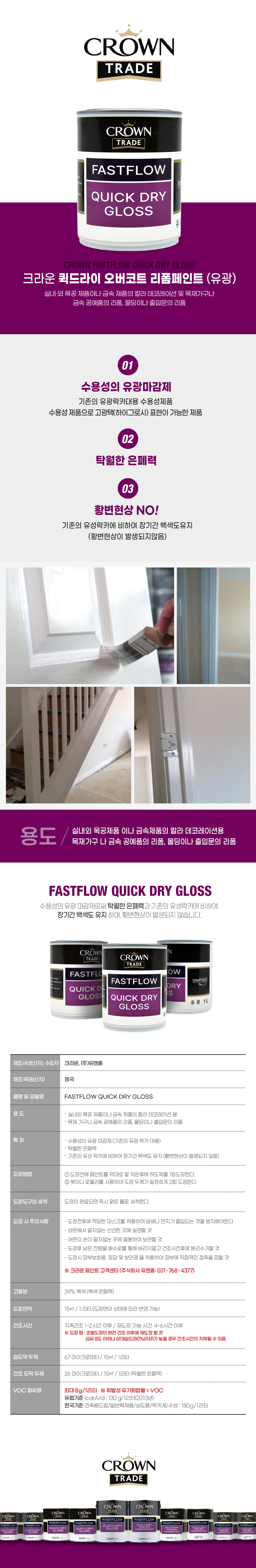 크라운 퀵드라이 오버코트 리폼페인트 (화이트,유광) 1L-1.jpg