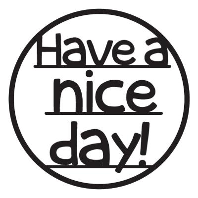 [MK] 자동차스티커_Have a nice day
