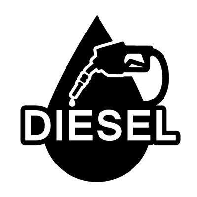 [MK] 자동차스티커_DIESEL디젤_주유구