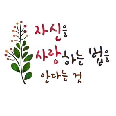 [스텐실도안]AJ-2171(캘리그라피 시리즈)