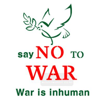 [스텐실도안] BJ-4055 NO WAR 비둘기
