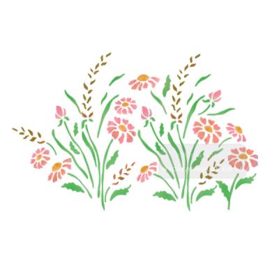 [스텐실도안]AJ-6051 들꽃플라워