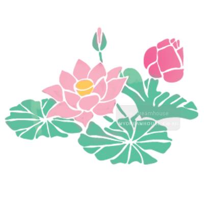 [스텐실도안]AJ-3250연꽃