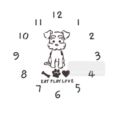 [스텐실도안]AJ-3254강아지시계(20샌티판에 잘 맞아요)