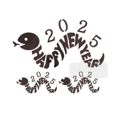 [스텐실도안]AJ4033  2025새해 뱀 케렉터
